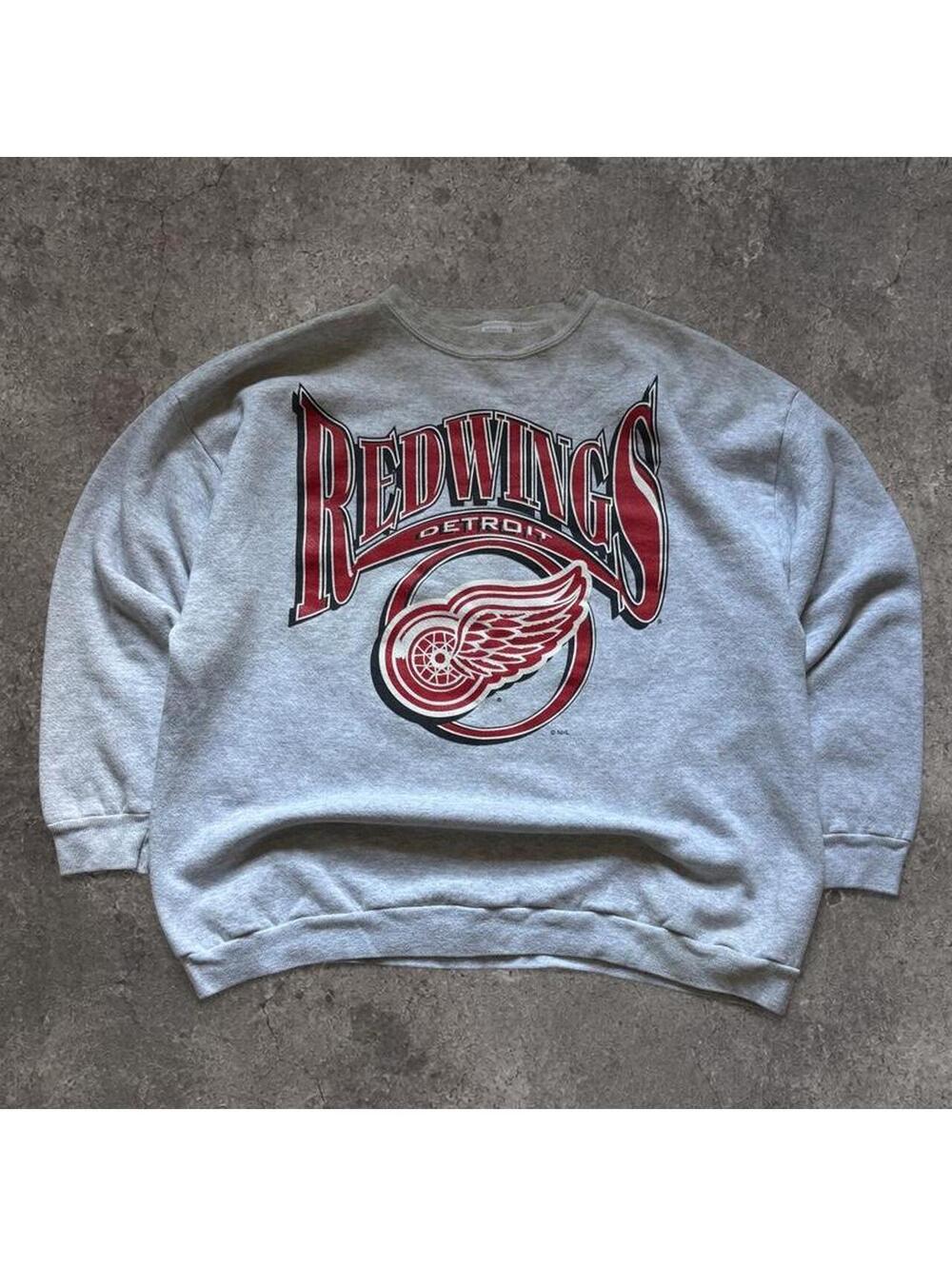 Fire Vintage 90s Detroit Red Wings crewneck sweatshirt